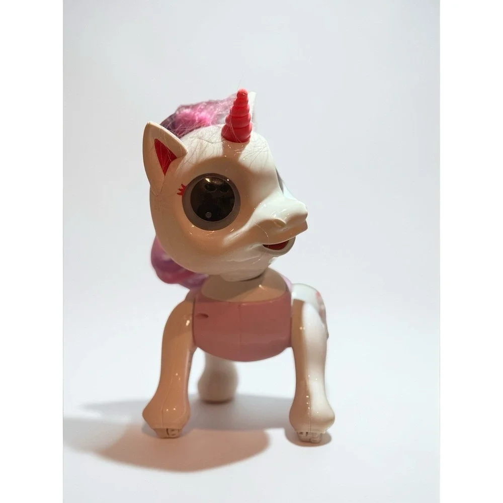 Robo Pets Unicorn Interactive Robot Toy 2 Pack Lights Sounds‎ Tested Working